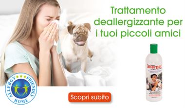 Allerpet Trattamento deallergizzante per i tuoi piccoli amici